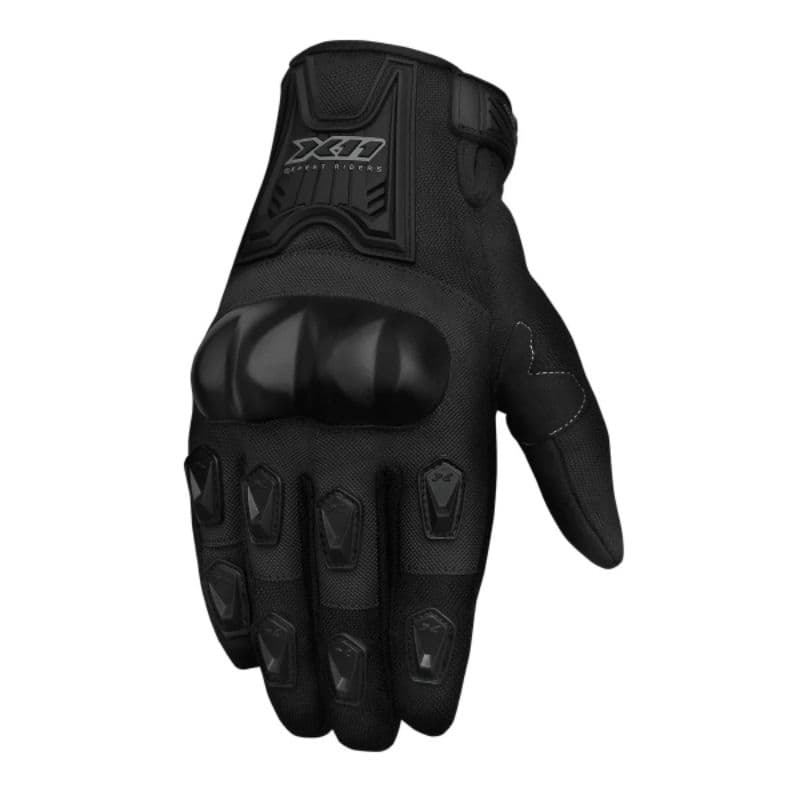 Luva X11 Blackout – Tamanho Extra Grande (3G) – Proteção e Estilo para Motociclistas