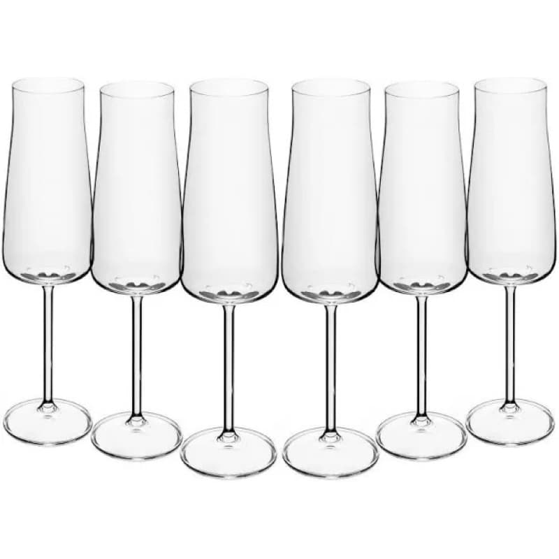 Conj com 6 Taças Wolff Alex De Cristal Ecológico 210ml