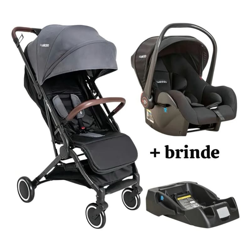 Carrinho De Bebê Sprint / Bebê Conforto / Base  - Kiddo