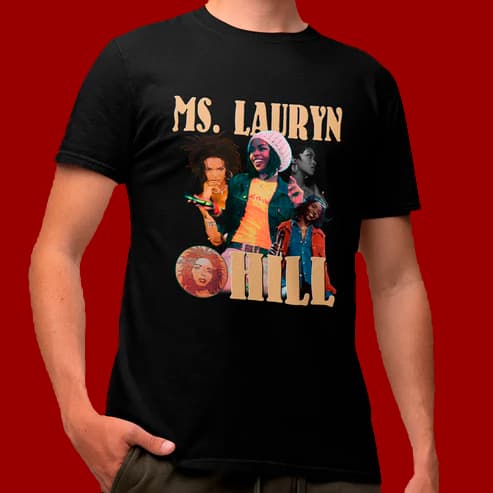 Camisa Premium MS Lauryn Hill Blusa Unissex Camiseta 100% Algodão