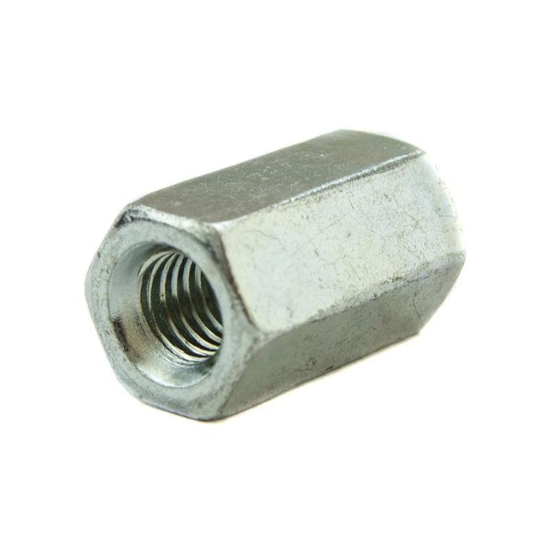 Porca Prolongador Tripla Barra Roscada M8  Zincada - 4 Peças