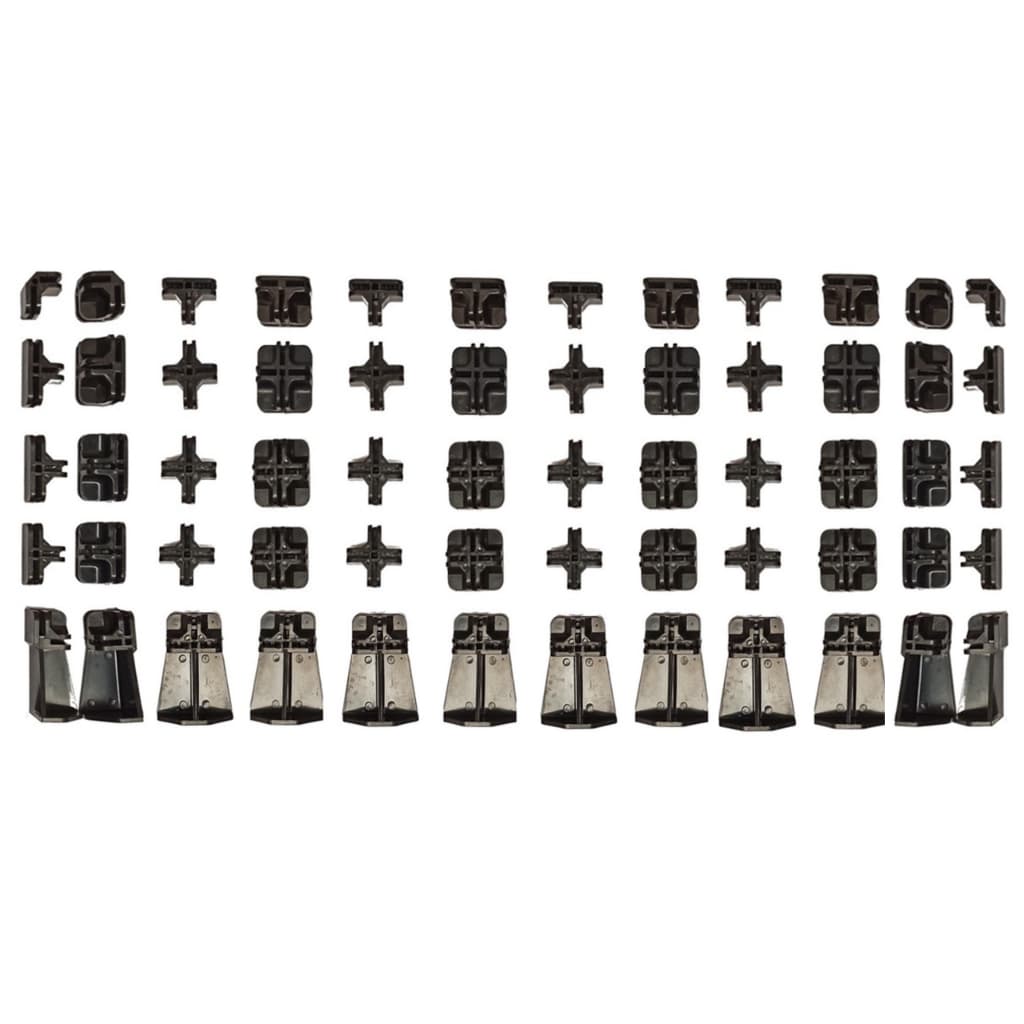 Kit Conectivos Conectores Para Montagem Balcão Modulado Divisórias de Vidro ou Tela