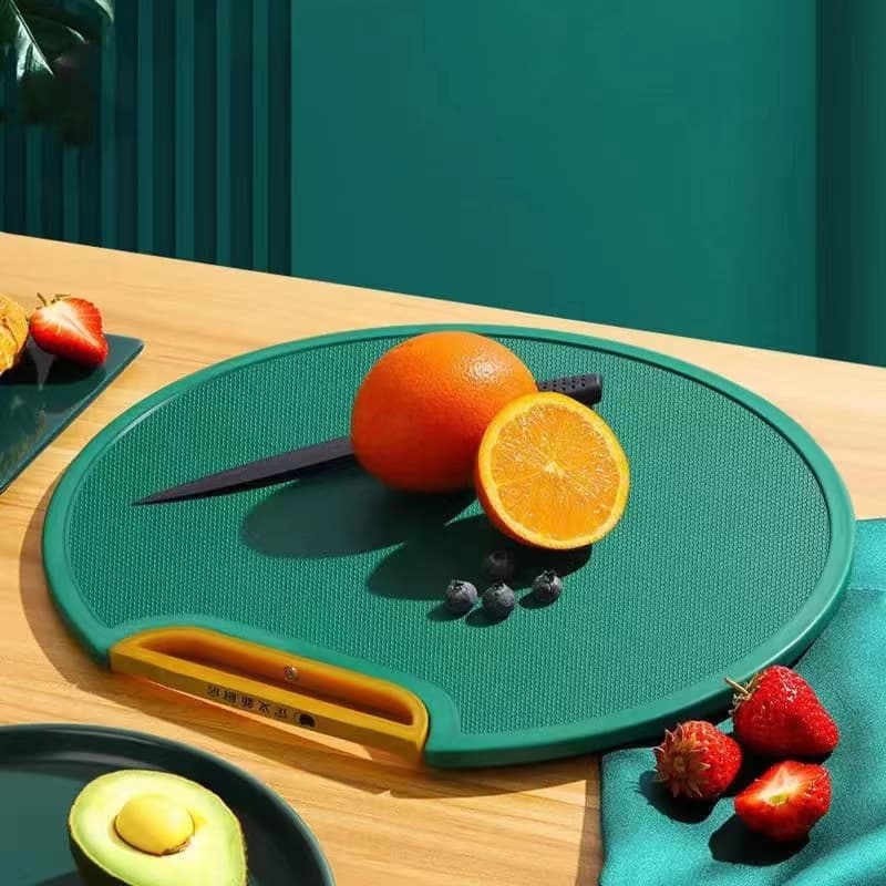 Tábua de Corte Antibacteriana Cozinha Carne Legumes Frutas Plástica Resistente Multiuso Grande