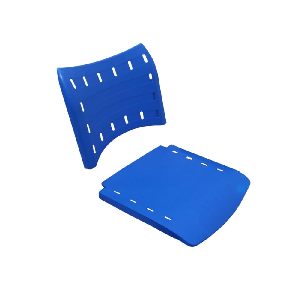 Assento Encosto Plástico Cadeira Iso Preto Vermelho Amarelo Cinza Azul LMC WOOD