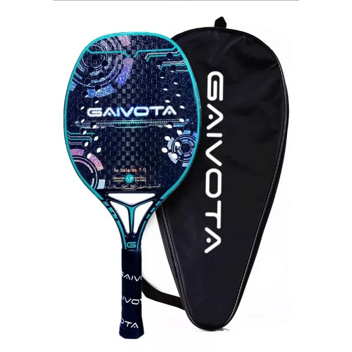 Raquete De Beach Tennis Gaivota G1.0 12k Cor Verde Escuro