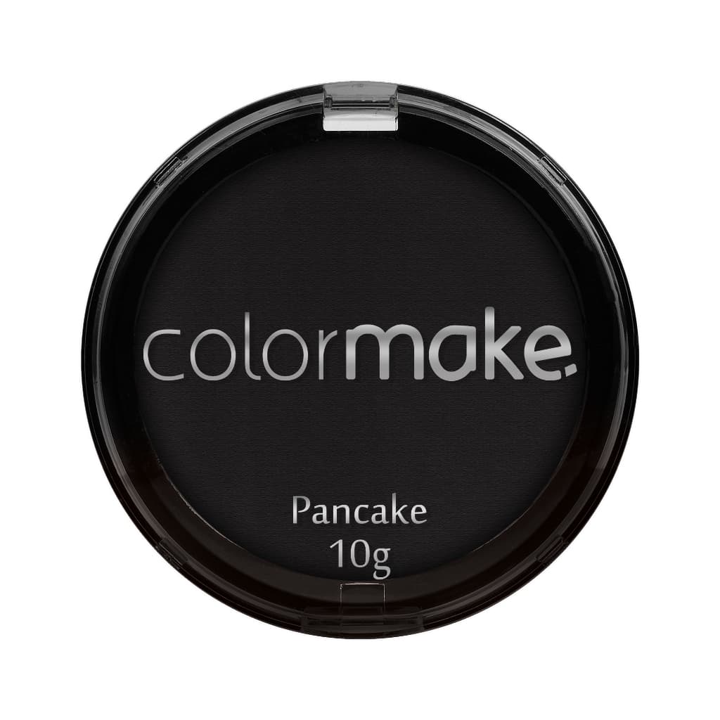 Base Pancake Facial Preto Colormake - maquiagem artística, festa, teatro.