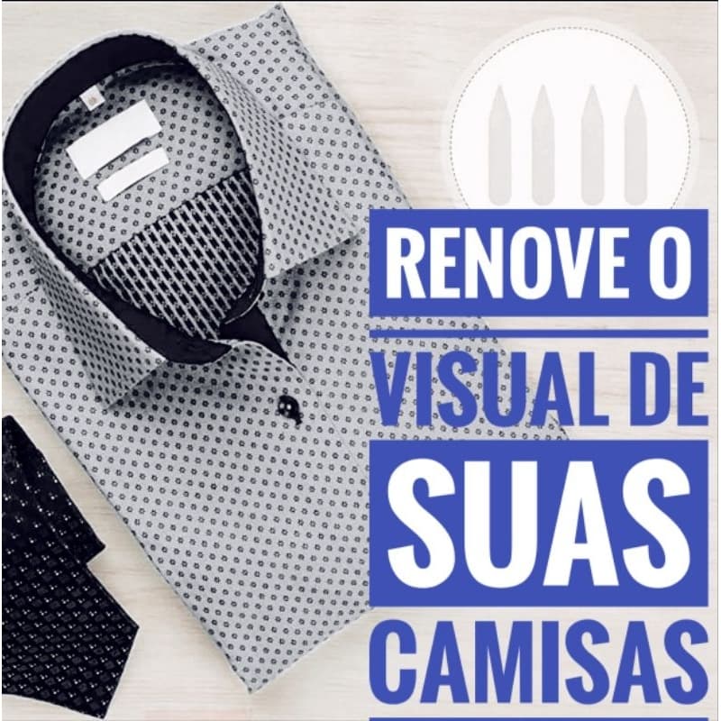 BARBATANAS PALETA GOLA KIT C/60 un. EM POLIPROPILENO PARA CAMISA SOCIAL (MAIS RESISTENTES E DURÁVEIS) UNISSEX