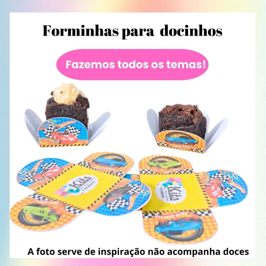 Forminha para Doces Hotwell - Forminhas para Docinhos Personalizadas - Forminhas do Hotwell