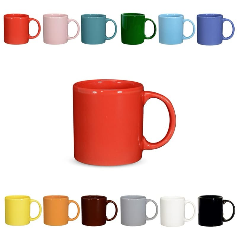 Caneca Xícara de Cerâmica 320 mL 12 Cores Café Chá Cappucino