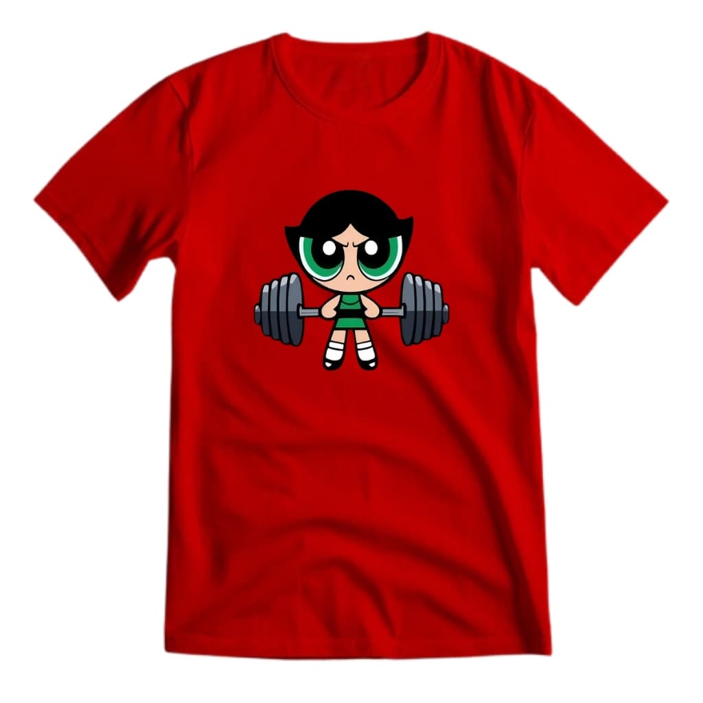 Camiseta Feminina Camisa Docinho Meninas Super Poderosas Treino Academia 100% Algodão Premium