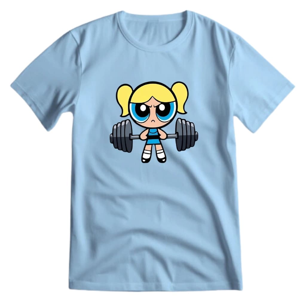 Camisa Feminina Camiseta Lindinha Meninas Super Poderosas Treino Academia 100% Algodão Várias Cores