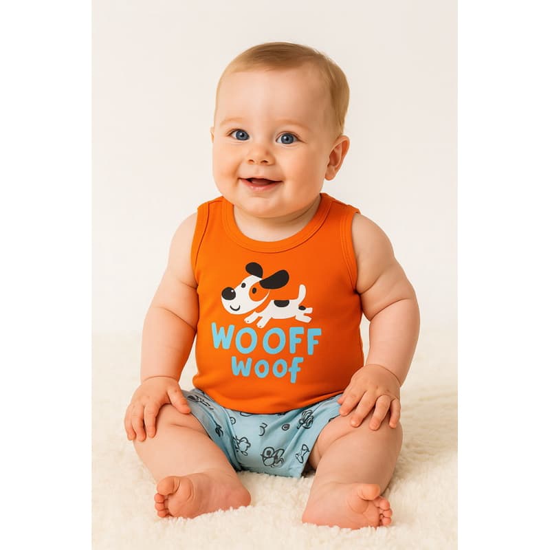 ENVIO EM 24H -Conjunto Infantil Verão Menino - tamanho P, M, G - Camiseta Estampada + Short Confortável