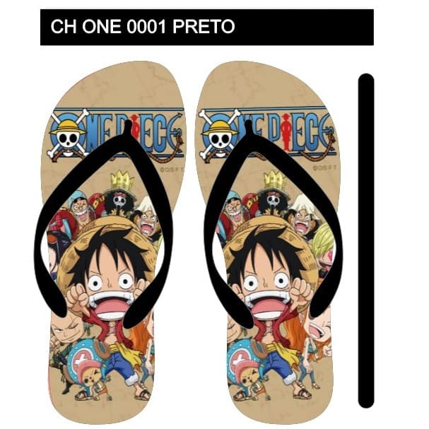 Chinelo One Piece Luffy Gear 5 Sandália Antiderrapante Conforto Anime Geek PROMOÇÃO chapeu de palha
