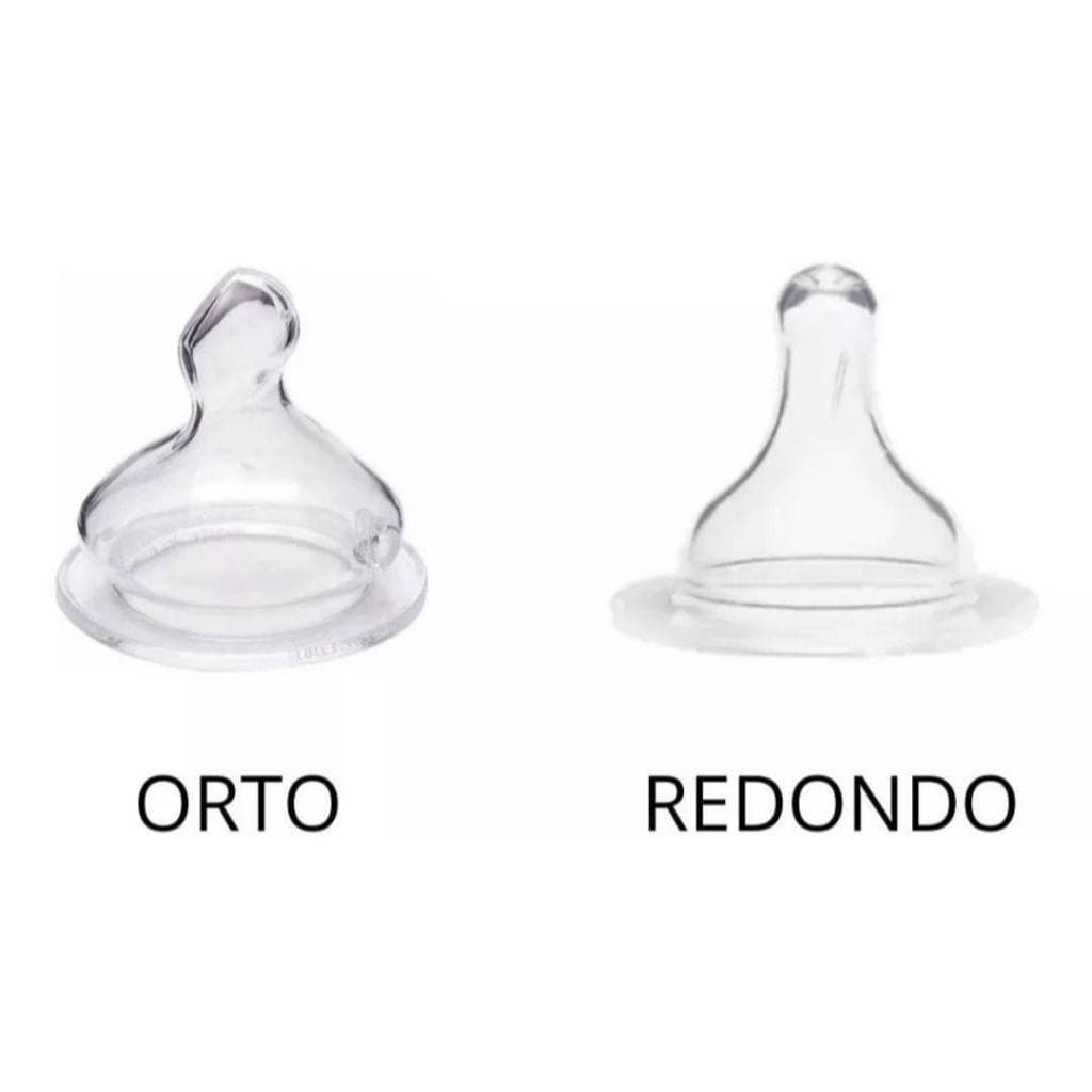 Bico De Mamadeira Largo Big Super Redondo e Ortodôntico