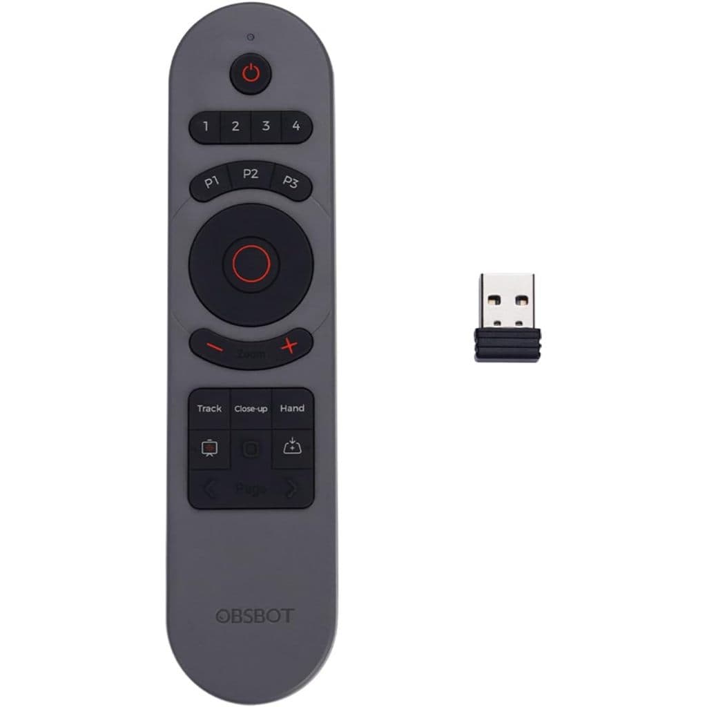 OBSBOT Controle Remoto Tiny 2 Para Webcam Tiny 2/Tiny 4K/1080P Conexão Sem Fio Via Receptor USB