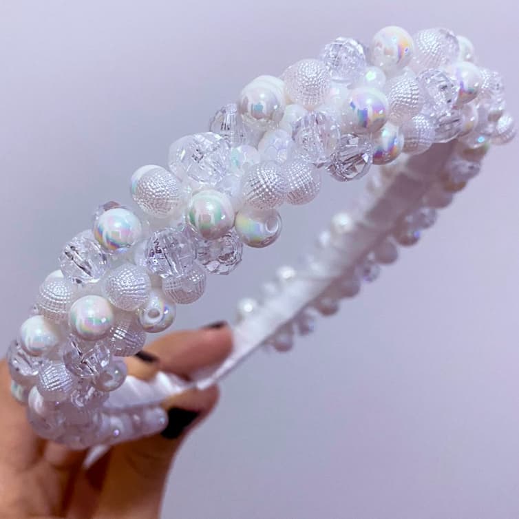 Tiara para adulto tiaras bordadas arcos para adultos bordados arco para cabelos tiaras para cabelo adulto