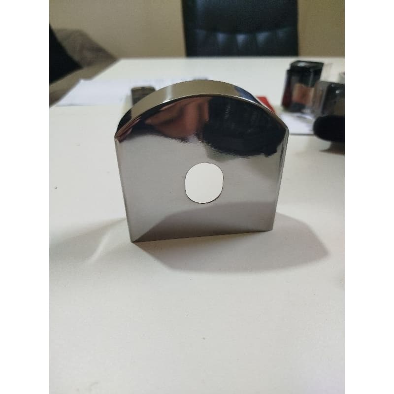 Capa inox 90 mm para engate reboque