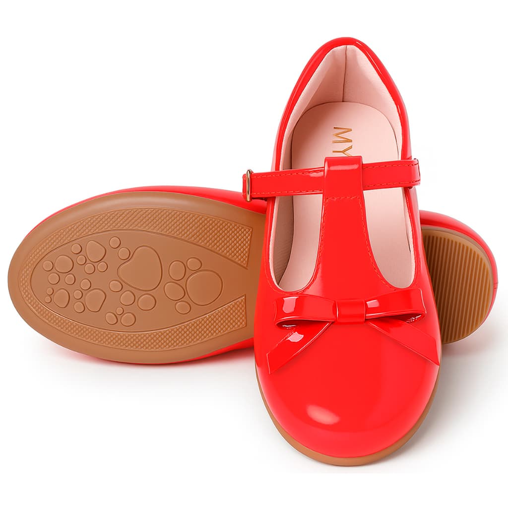 Sapatilha Boneca Infantil Juvenil Verniz com Laço – My ToT