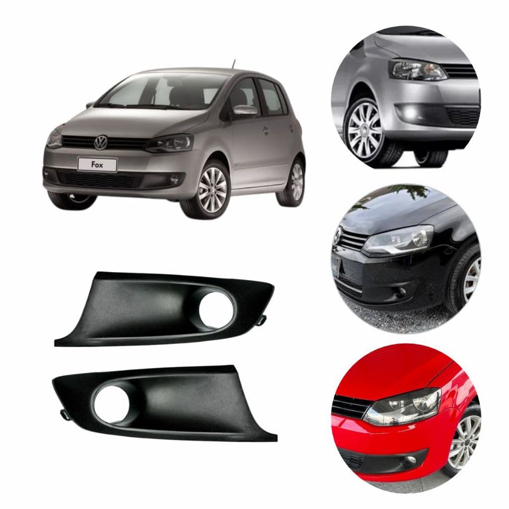 Par De Grade De Para-choque Para Farol Neblina Fox Spacefox