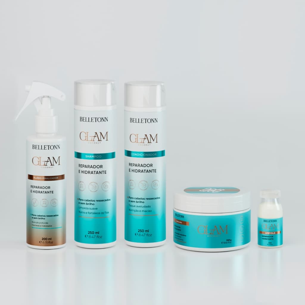 Kit 5 Unidades Glam Experience Belletonn