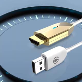 Receptor Metal De Áudio E Vídeo 30 Metros HDMI Sem Fio Transmissor