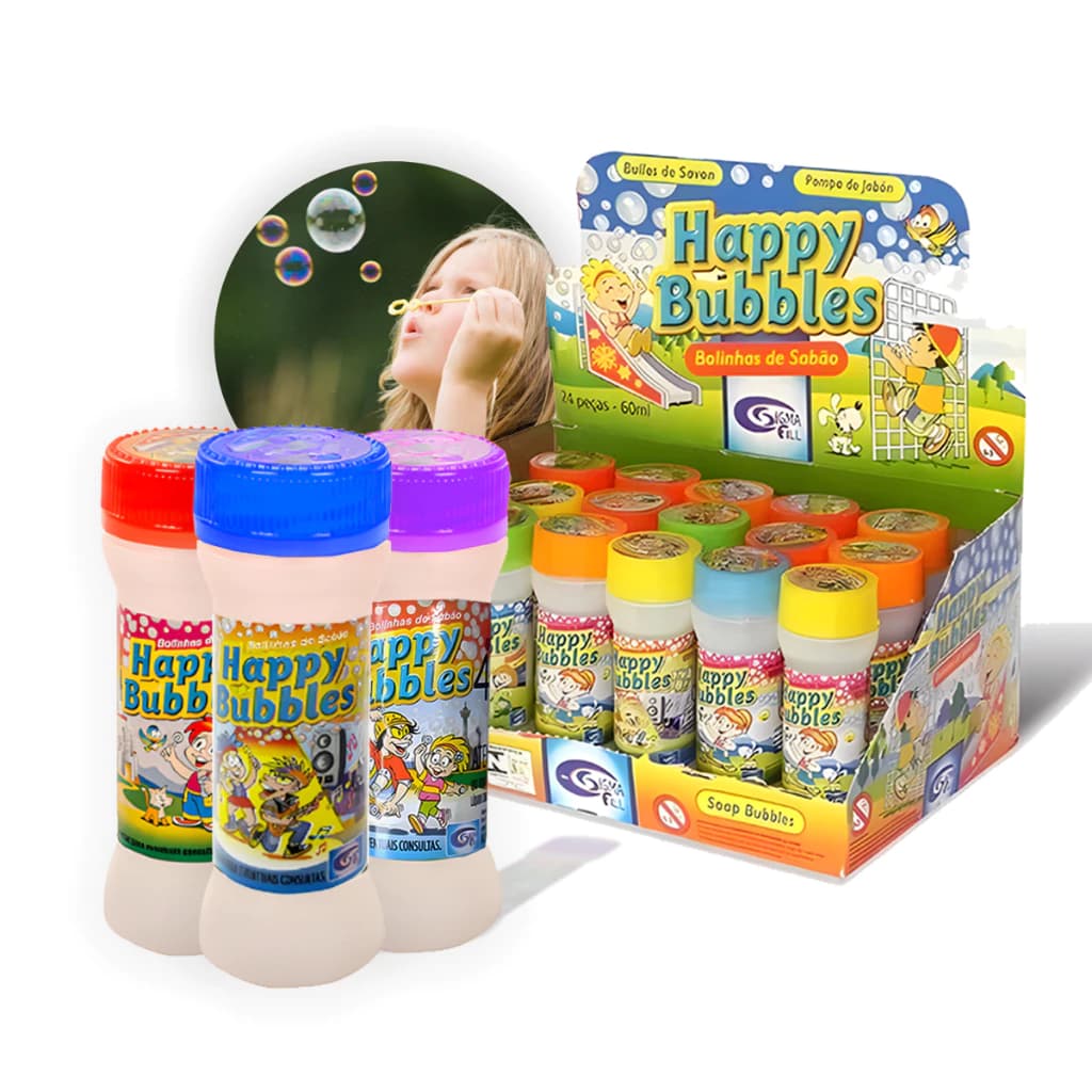 Kit 100 Bolha De Sabão Lembrancinha Aniversário Bolhinha