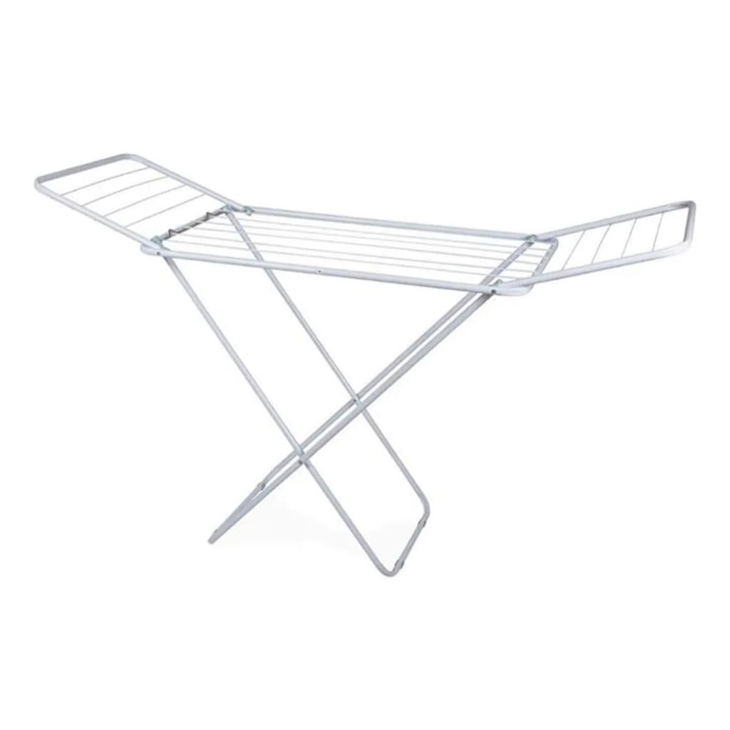 Varal de chão com Abas Slim Branco - Mor - Equivale a 11m de Roupas, Perfeito para Apartamentos.