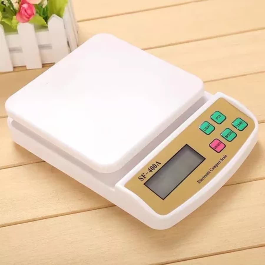 Balança de Cozinha Digital De Precisão à Pilha ou Fonte de Energia Pesa 1 g à 10 kg Pesar Alimentos