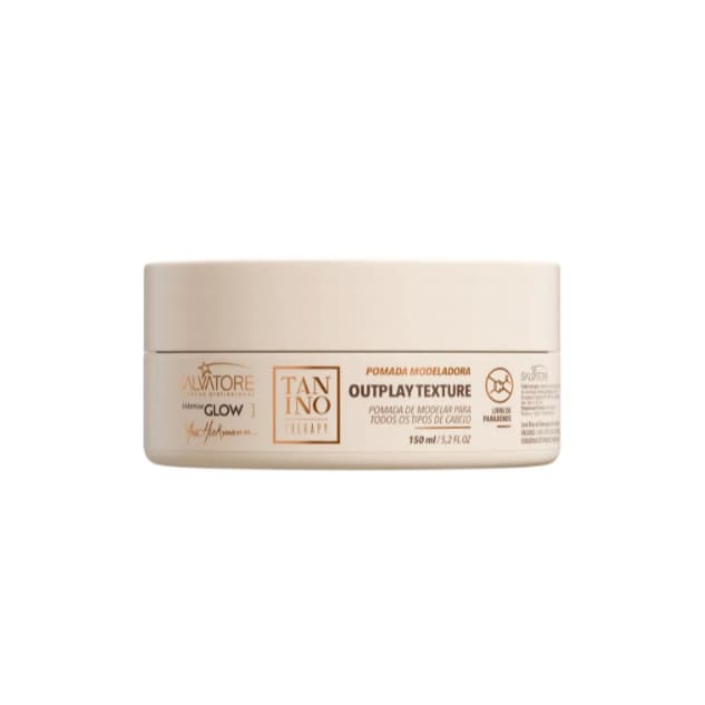 Pomada Modeladora Salvatore Tanino Outplay Texture Glow 150ml - Ana Hickmann