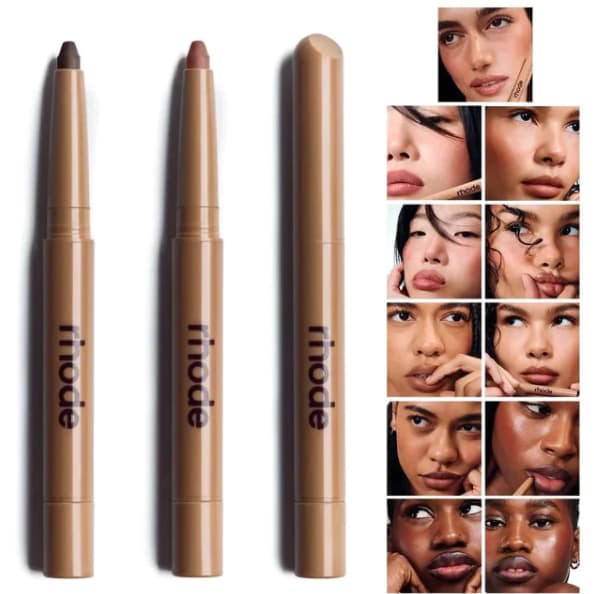 Lapis rhode multifuncional - TODAS AS CORES  Cor lean, move, bend - lapis caneta labial multifucional hailey bieber