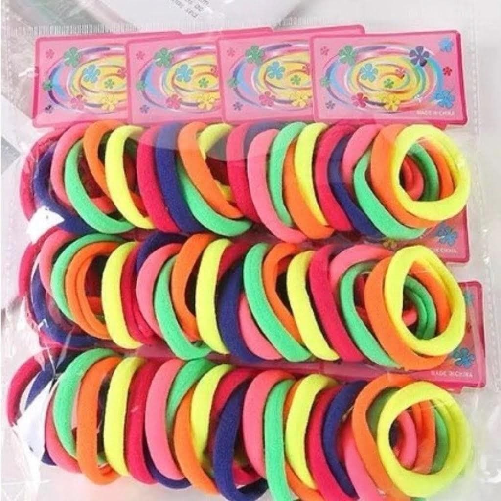 KIT 72 unidades Médio Xuxinha para cabelo de Meia e elástico para cabelo