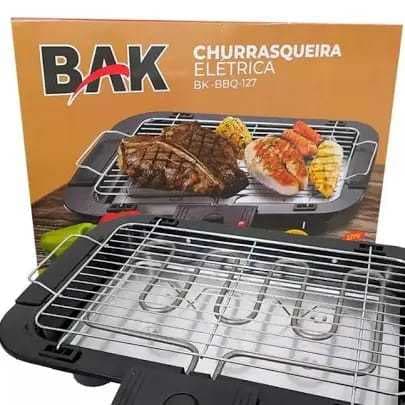 Churrasqueira Elétrica Grill S/fumaça 1.500w Portátil