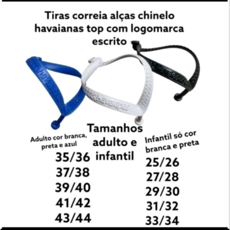2 pares  de tiras de correias com logomarca escrita para chinelos