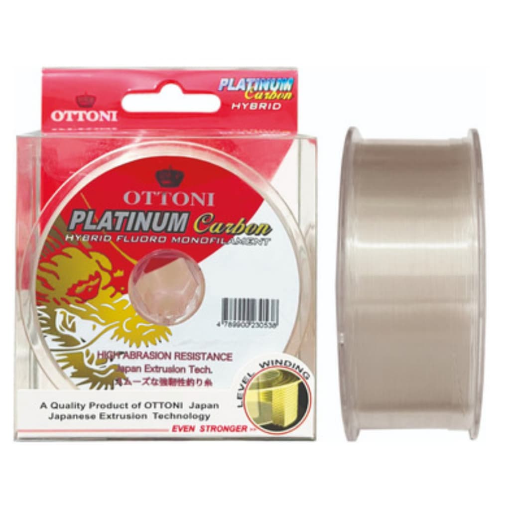 Linha De Pesca Ottoni Platinum Fluorcarbon Monofilamento