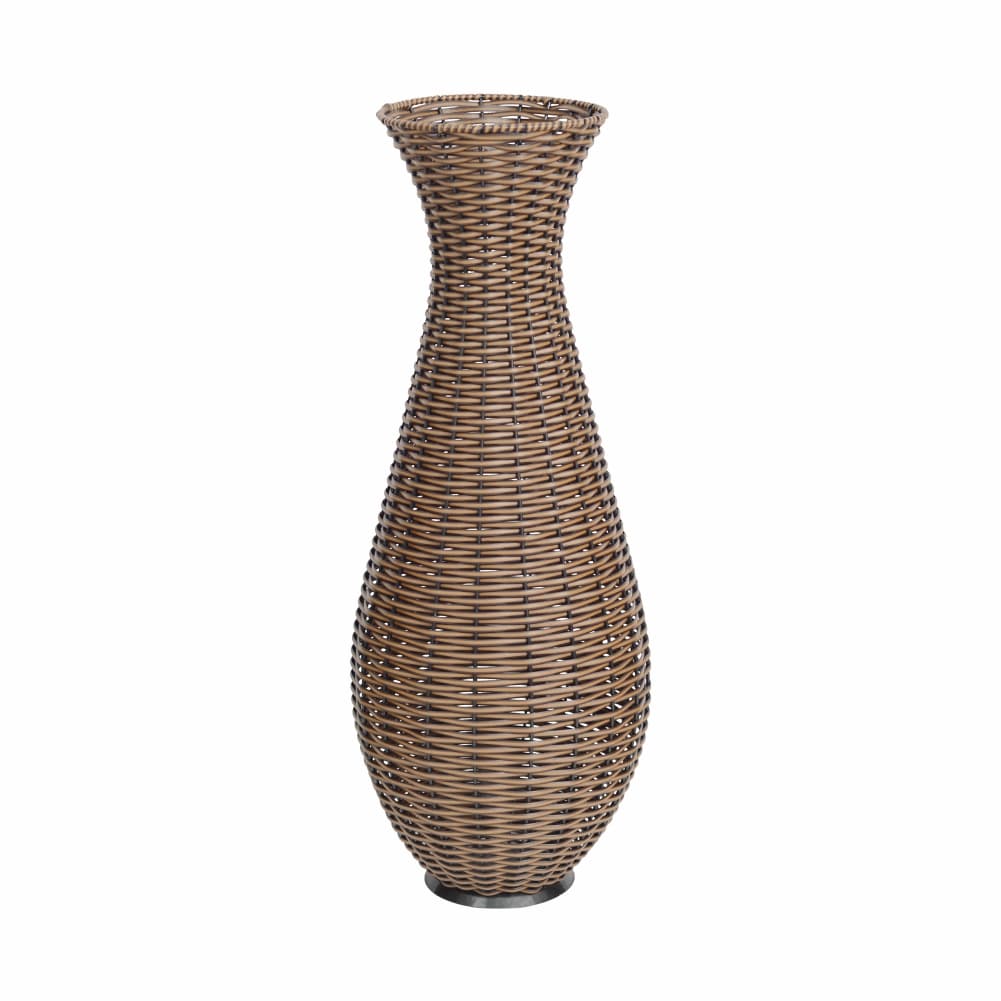 Vaso de chão 80cm com fibra sintética, 3 lindas cores para decorar sala, corredor, área, quintal