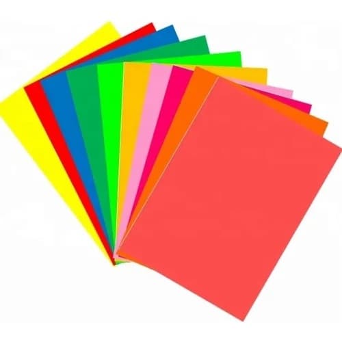 Papel Color Set Com 50 Folhas Tamanho A4 120g - Escolha A Cor Na Variação FLEX