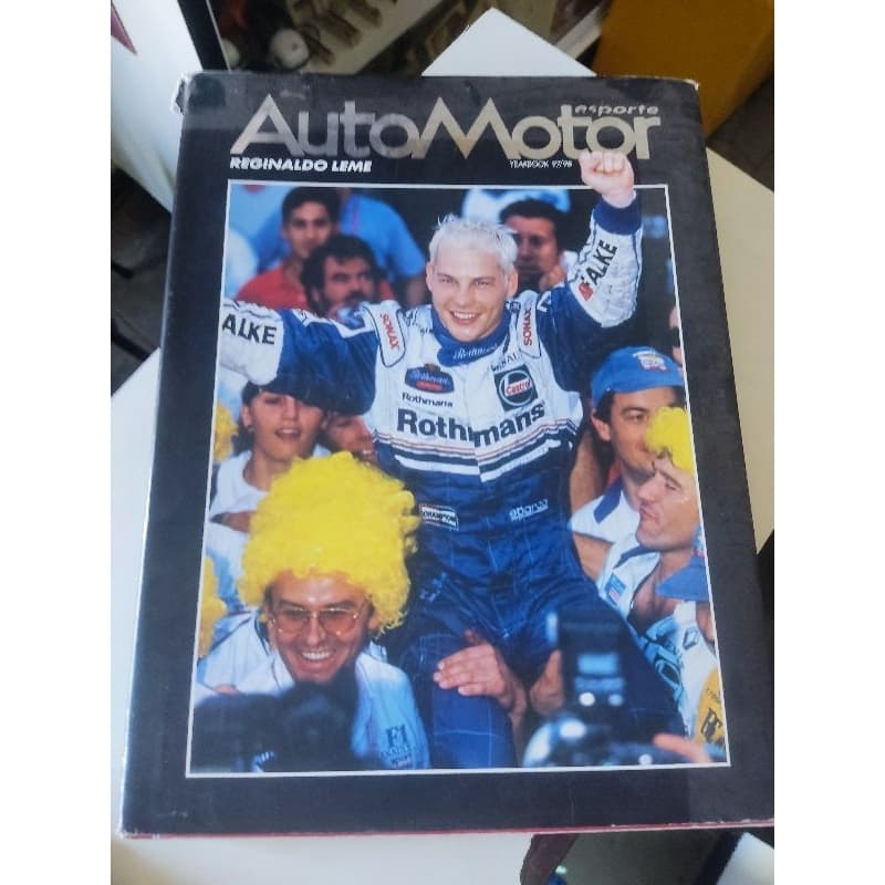 Livro revista Auto Motor Reginaldo Lemi automotor fórmula 1
