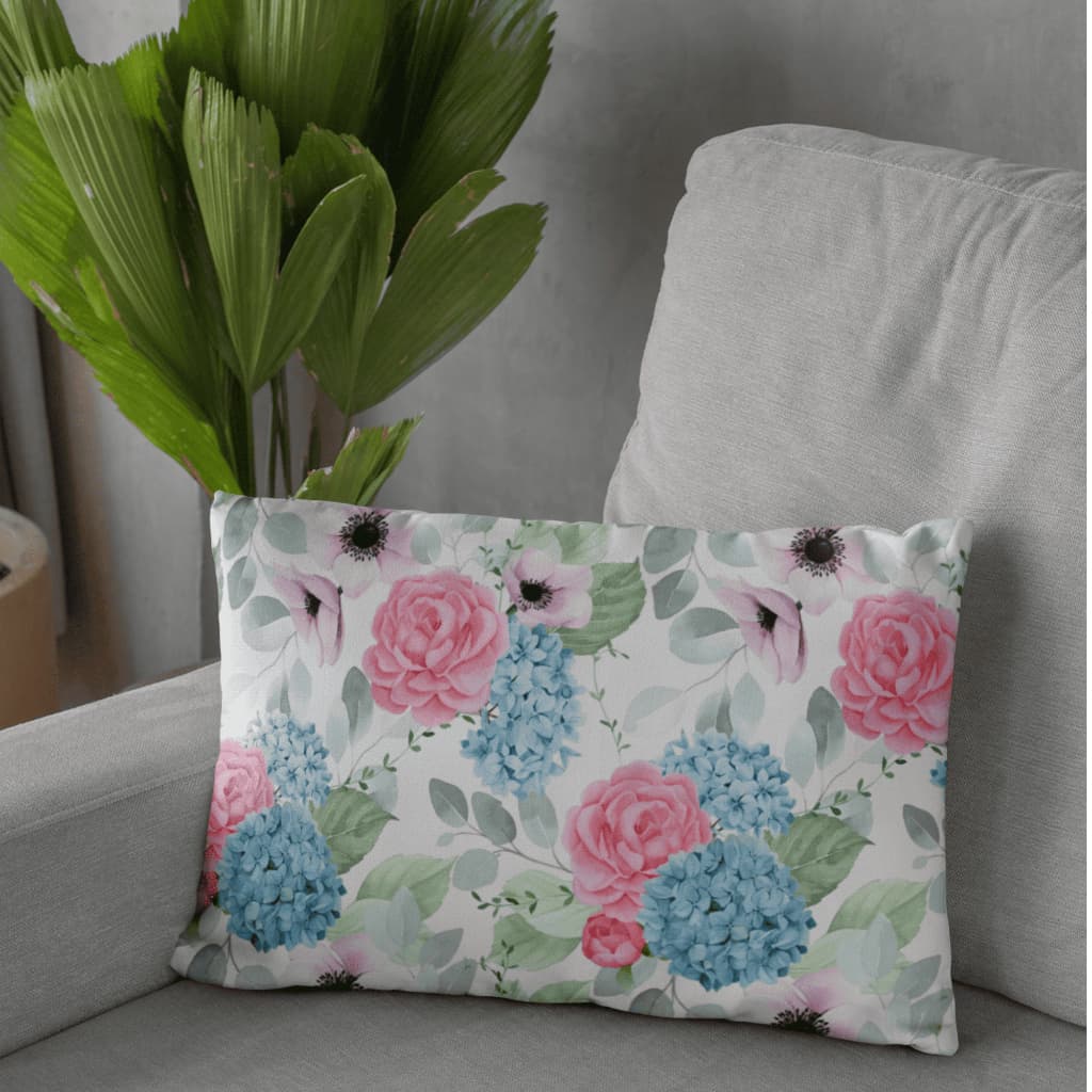 Fronha 50x70 Romântica Floral – Tecido Suave Micropercal
