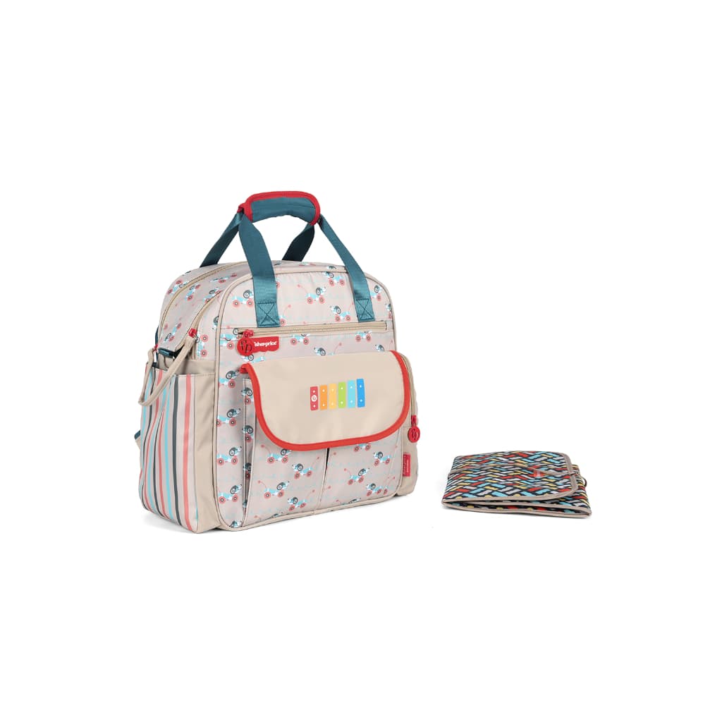 Bolsa Maternidade Sacola com trocador bebê Mochila Fisher Price Original