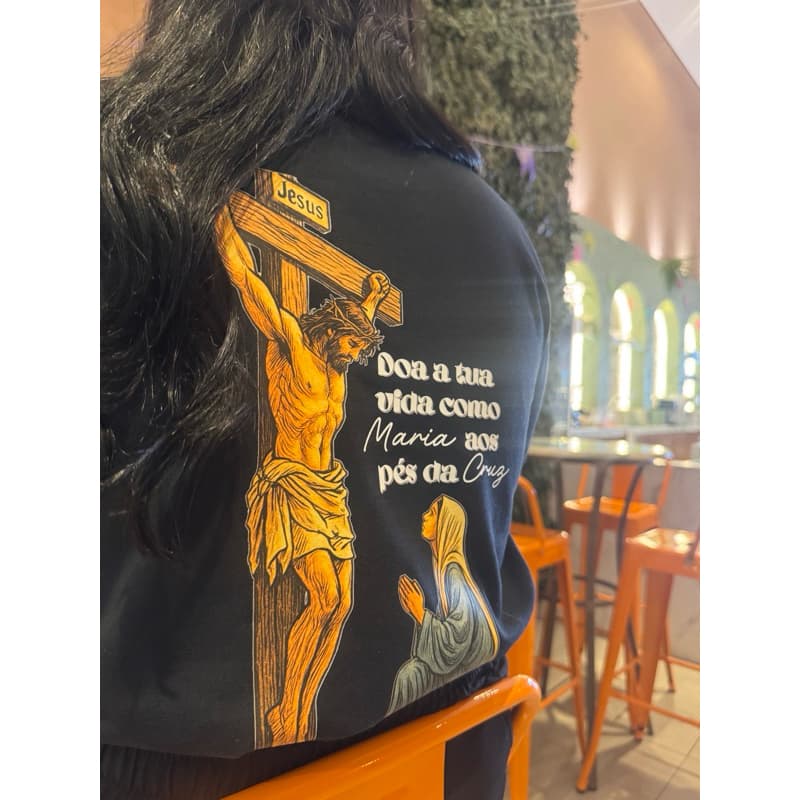 Camiseta católica “Doa a tua vida” | 100% Algodão