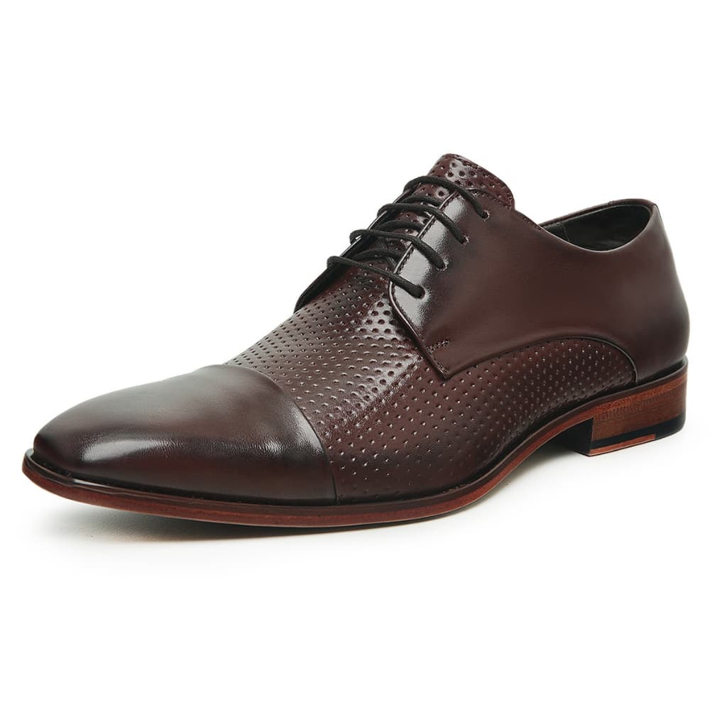 Sapato Social Masculino em Couro Sapato Elegante de Luxo para Eventos Especiais