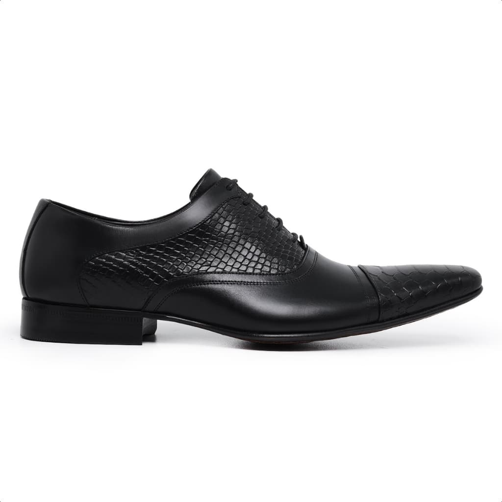 Sapato Social Solado de Couro Sapato Cobra Sapato Fino para Eventos