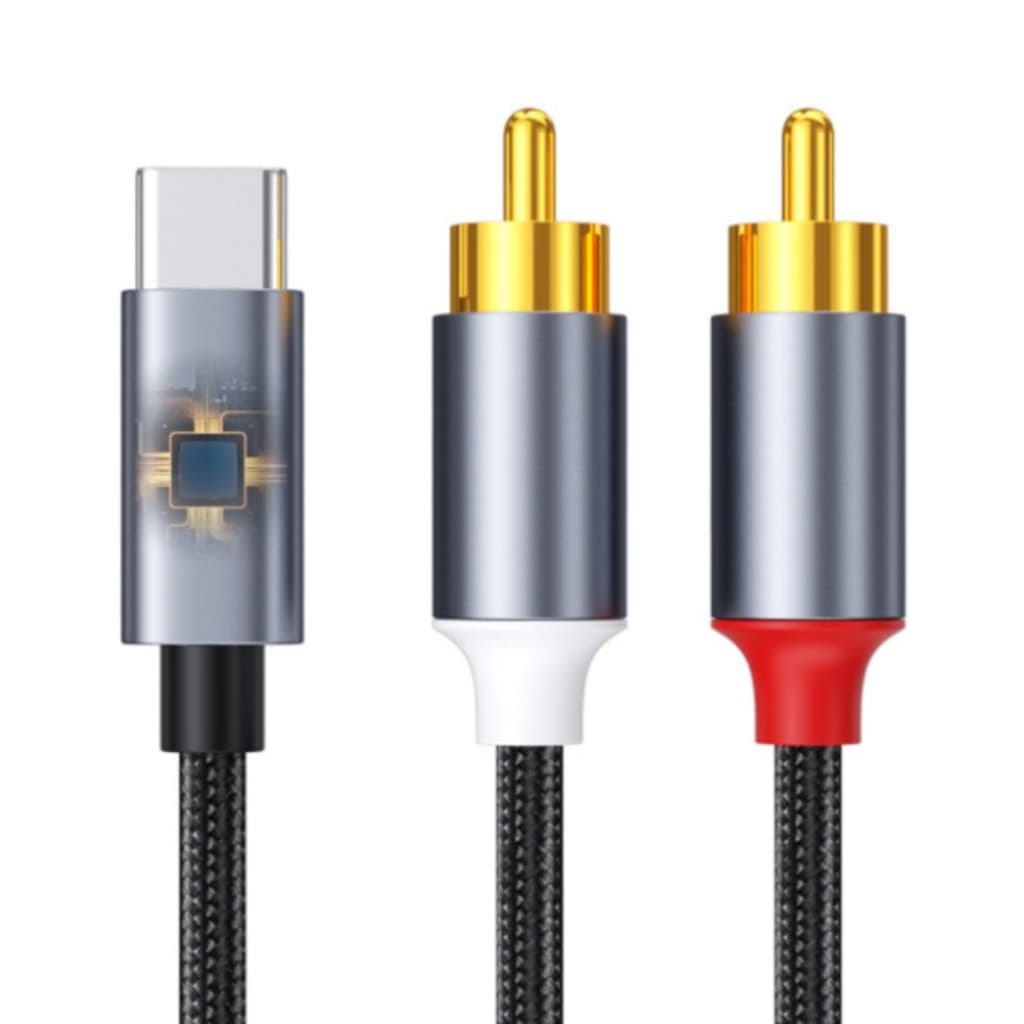 Cabo Tipo c Para Rca Com Chip De Qualidade 2m