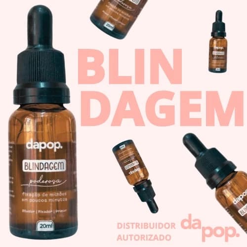 Blindagem Facial Alta Fixação Pré Maquiagem 3 em 1 Diluidor Fixador e Primer - Dapop 15ml