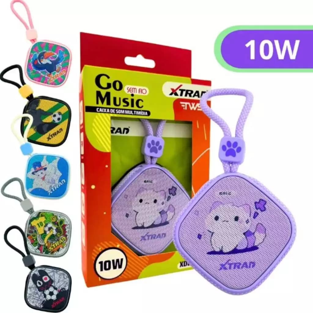 Caixa Caixinha de Som Go Music TWS 10W - Xtrad - XDG-232