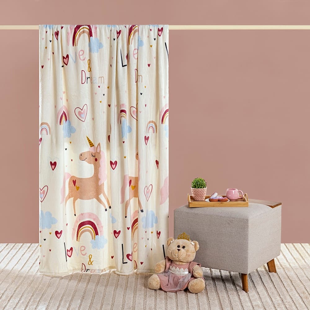 Manta Personalizada Solteiro Kids Infantil  Soft Flannel Aveludada Menina / Menino