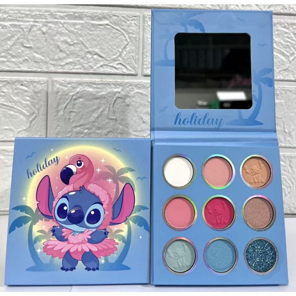 Paleta de sombras infantil - Needlework, Stitch, Minnie com 9 sombras/18 novas sombras