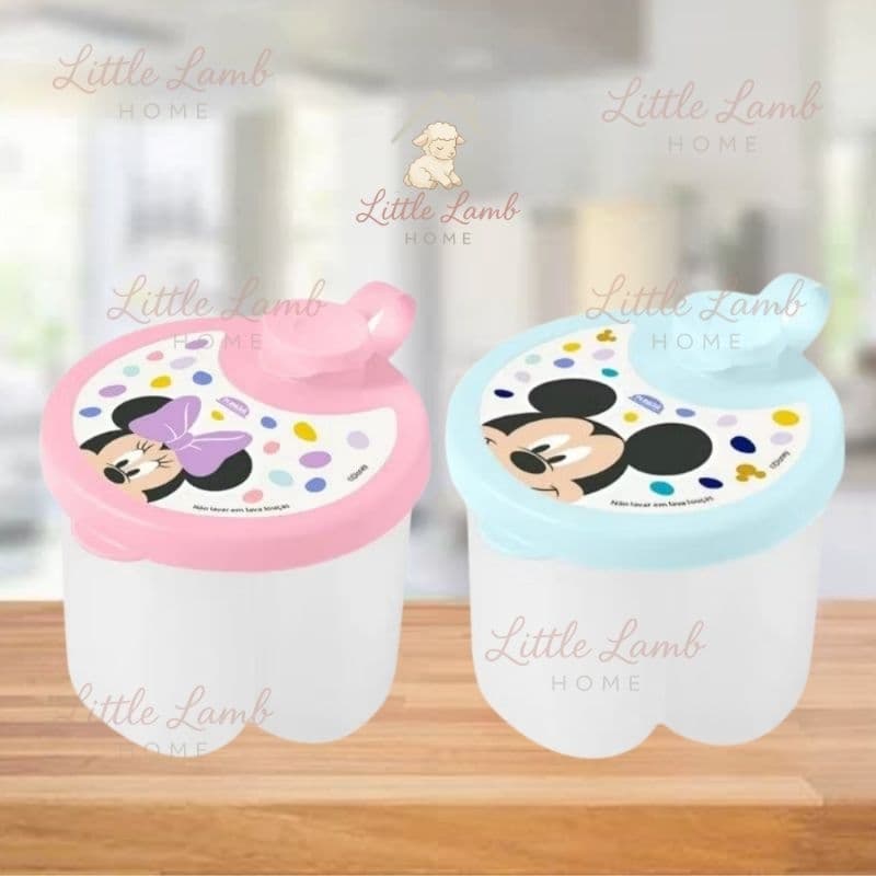 Dosador de Leite em Pó 300ml BPA Free com 3 Divisórias – Porta Leite Bebê, Micro-ondas e Freezer