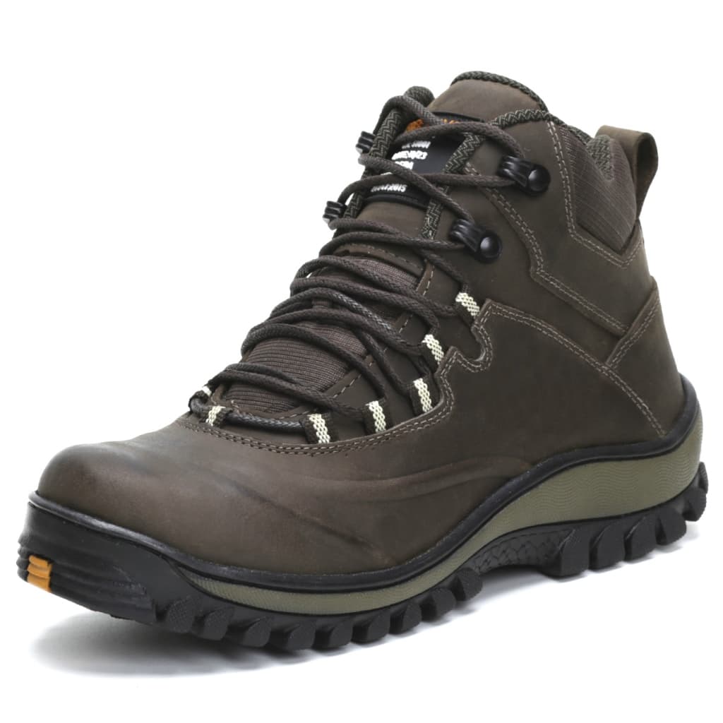 Bota de Trabalho Masculina Segurança Confortável Com Certificado C.A A Pronta Entrega
