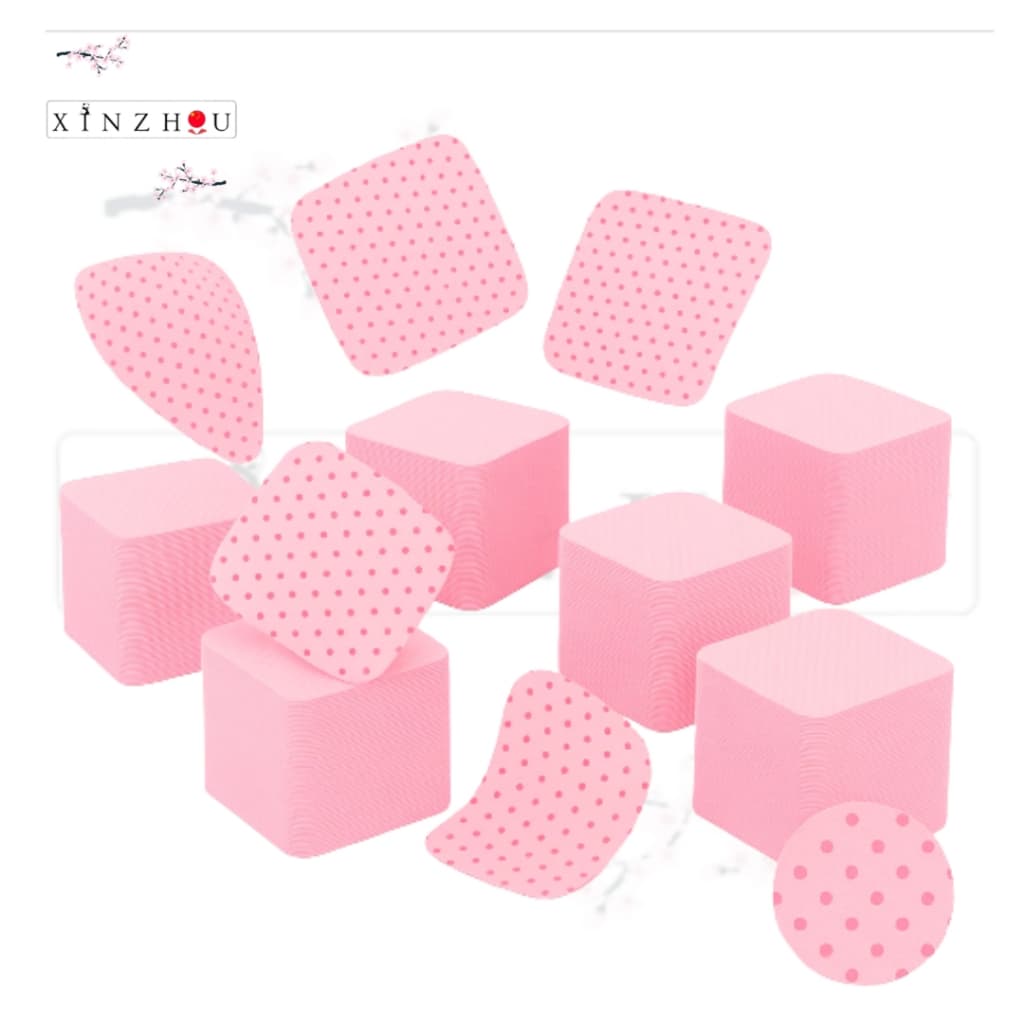 800 Lenços Rosa para Limpeza do Bico da Cola Extensão de Cílios Profissional Antirresíduo